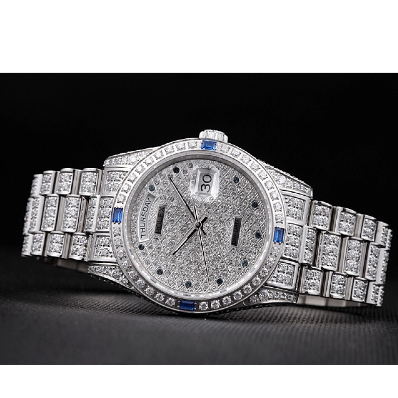 AAA Replica Watches Swiss 621613 Diamonds-srl183 Day-Date Rolex 0716